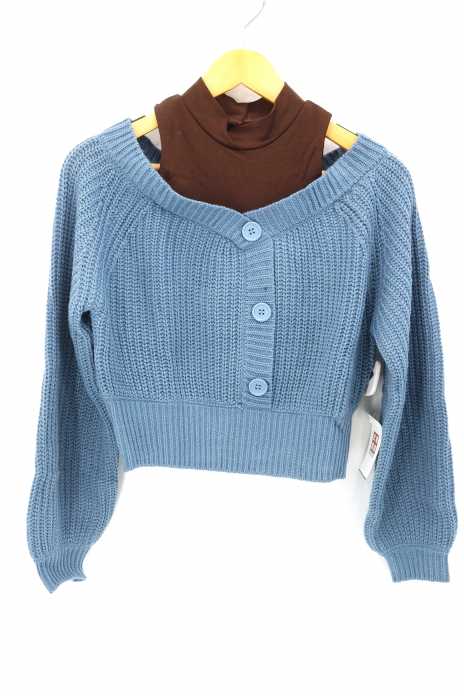MURUA （ムルーア） 19AW オフショルレイヤードニットTOPS レディース トップス