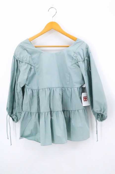 ZARA Trafaluc collection (ザラトラファルクコレクション) ティアードUネックブラウス レディース トップス