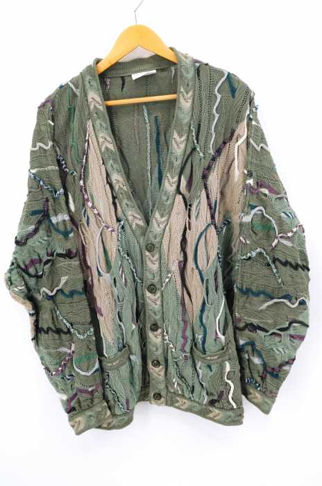 COOGI （クージー） 3Dコットンニット　カーディガン メンズ トップス