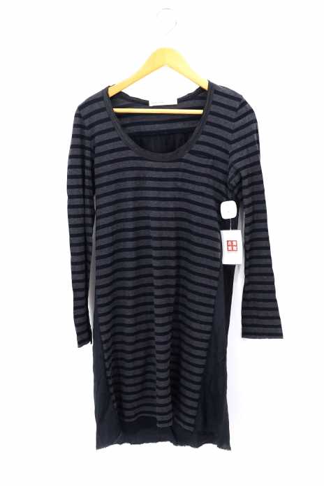 sacai luck（サカイラック） 素材切替ボーダーワンピース レディース ワンピース
