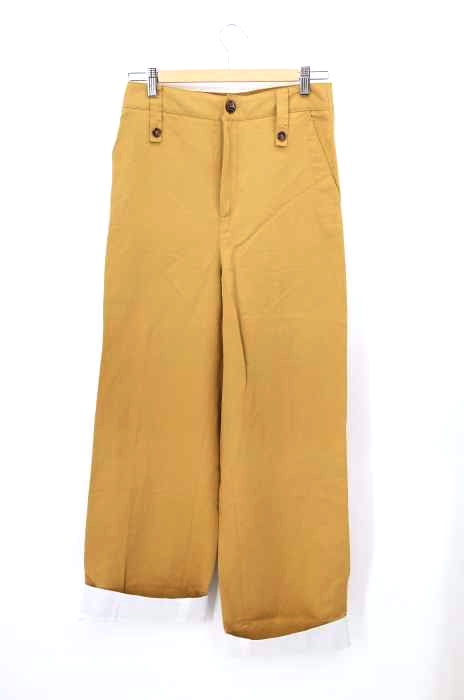 ZARA WOMAN(ザラ ウーマン) ロールアップワイドパンツ レディース パンツ