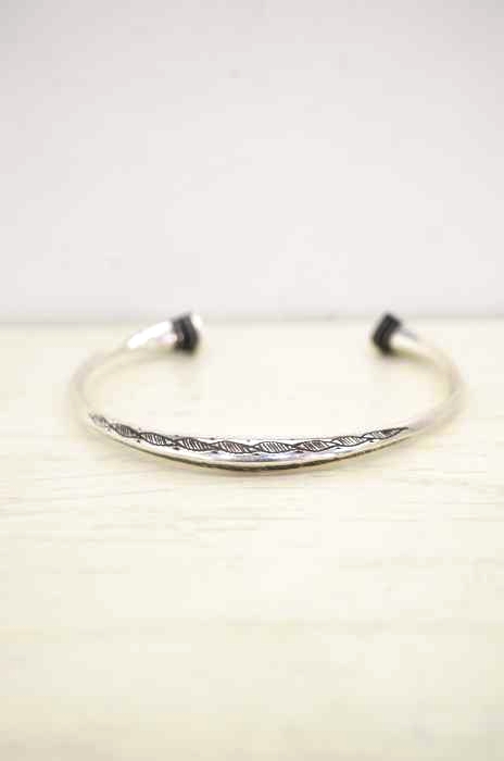 TOUAREG SILVER（トゥアレグシルバー） JEWELRY CURVING SQUARE END BRACELET メンズ アクセサリー