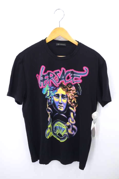 VERSACE(ヴェルサーチ) メデューサ プリントTシャツ メンズ トップス