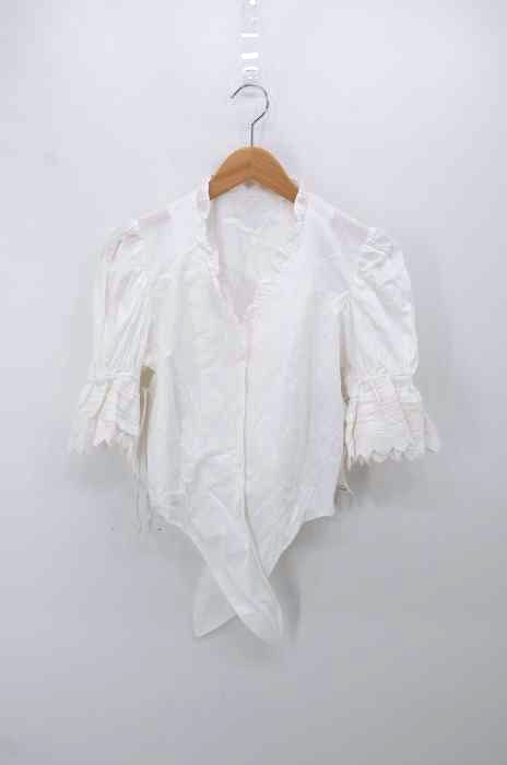 SLY（スライ） COTTON スカラップレースTOPS レディース トップス