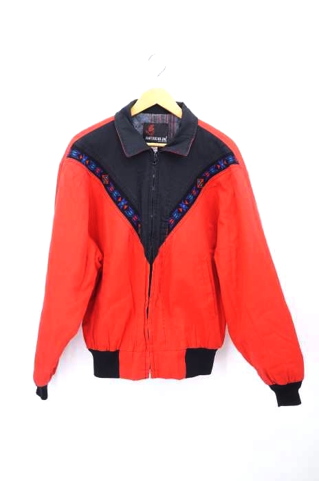 USED古着（ユーズドフルギ） 90S AMERICAN JAC 裏ブランケットコットンスウィングトップ メンズ アウター