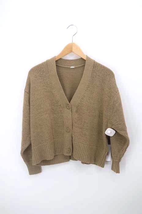 Mila Owen（ミラオーウェン） 21SS タックスリーブリネンショートカーディガン レディース トップス