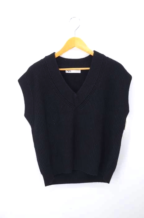 ZARA（ザラ） Vネックニットベスト メンズ トップス