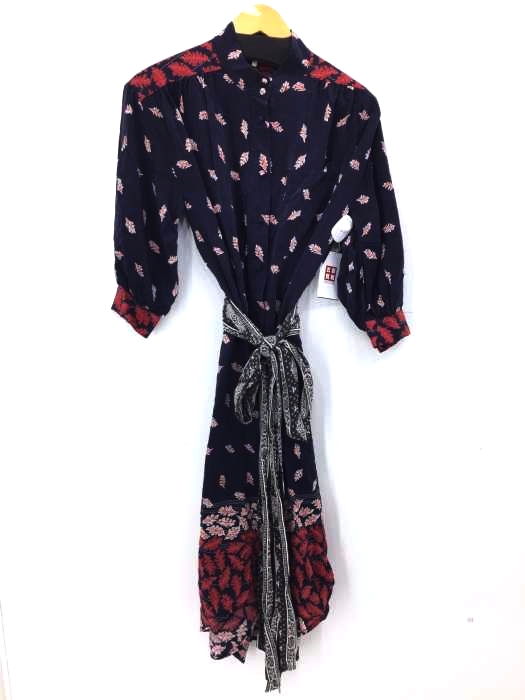 SEA（シー） 総柄シルクワンピース レディース ワンピース