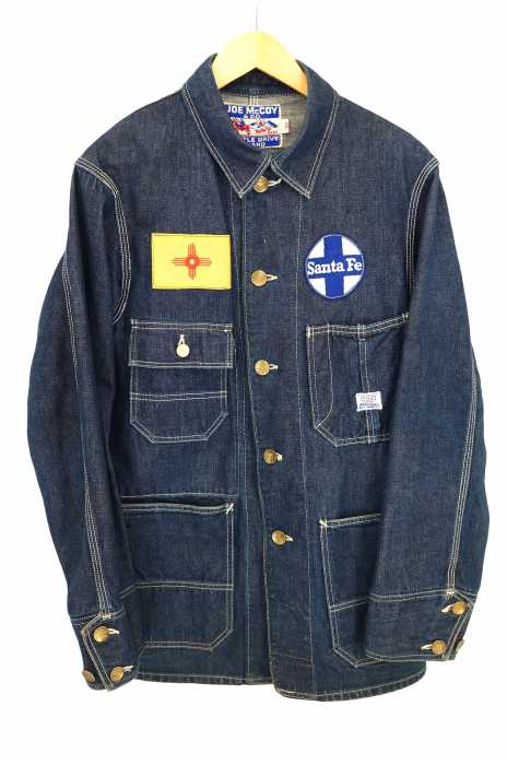 JOE McCOY（ジョーマッコイ） ワッペン刺繍デニムジャケット Gジャン