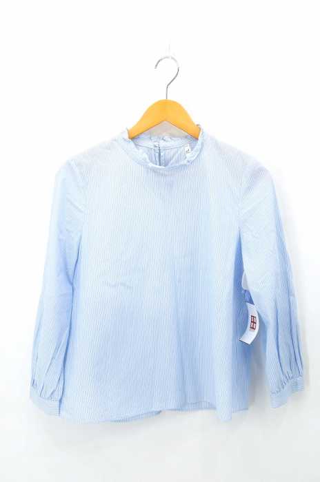 ZARA trafaluc（ザラトラファルック） ストライプ柄フリルブラウス レディース トップス