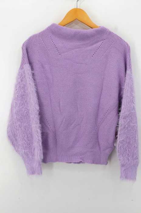 ViS (ビス) 18AW ケーブル柄フェザースリーブプルオーバー レディース トップス