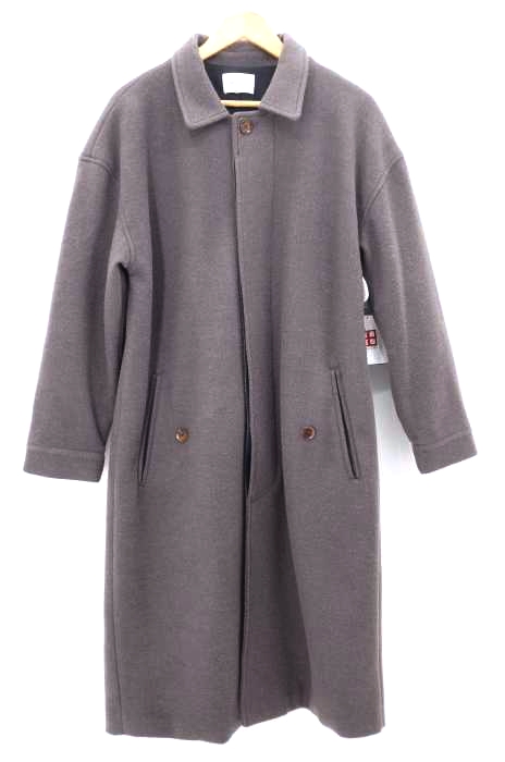 EMMA CLOTHES（エマクローズ） 21AW オーバーサイズ ラグランスリーブ ロングバルマカンコート メンズ アウター