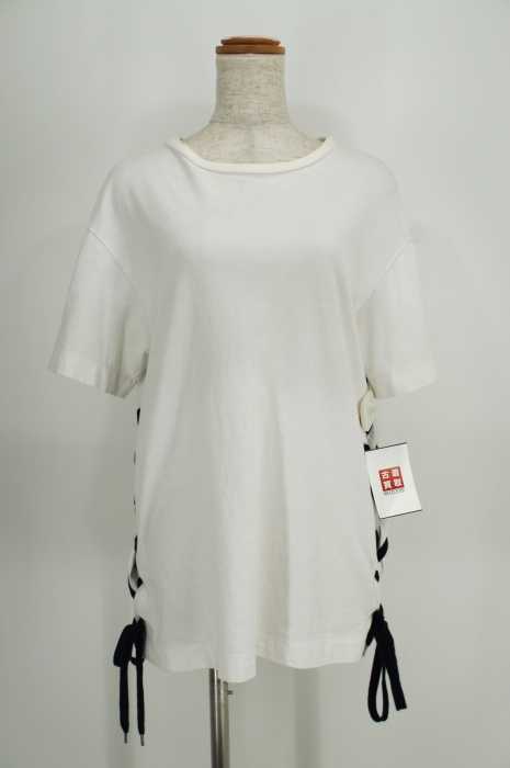 LE CIEL BLEU（ルシェルブルー） レースアップロングTシャツ レディース トップス