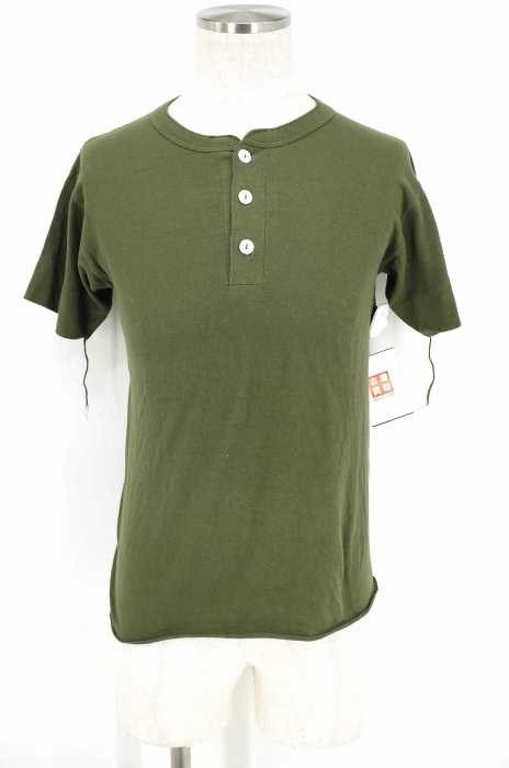 Healthknit （ヘルスニット） ヘンリーネックTシャツ メンズ トップス