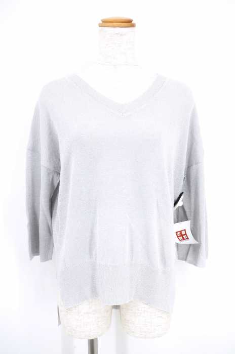 URBAN RESEARCH DOORS (アーバンリサーチドアーズ) Vネックラメニット レディース トップス