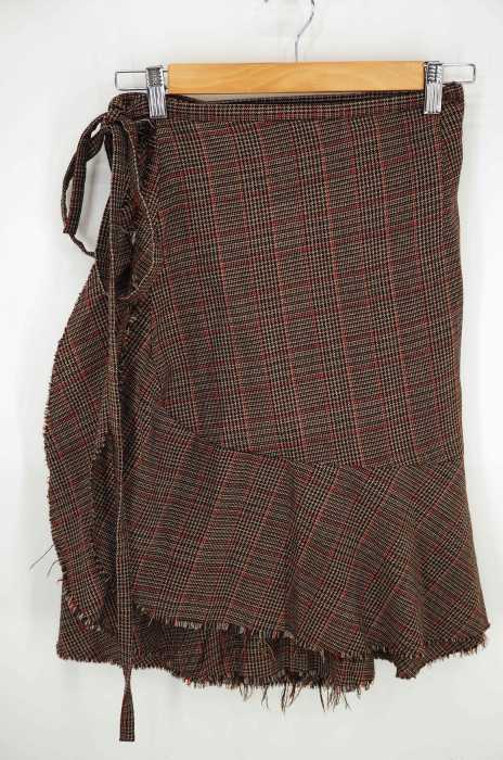 tricot COMME des GARCONS （トリココムデギャルソン） AD2001 千鳥格子チェック巻きスカート レディース スカート