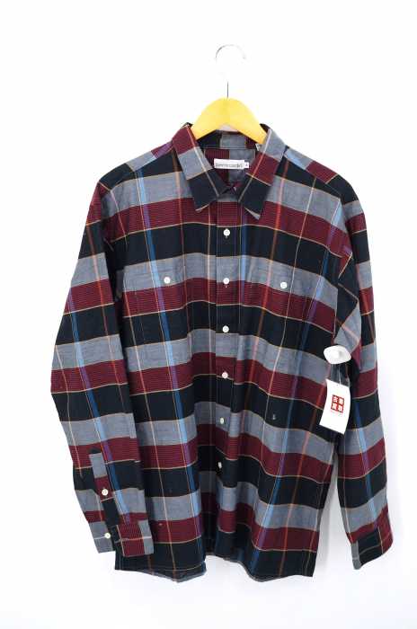 pierre cardin (ピエールカルダン) チェック柄ボタンシャツ メンズ トップス