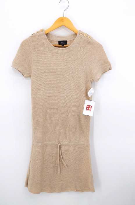 A.P.C. （アーペーセー） リネン混 コットンニットワンピース レディース ワンピース