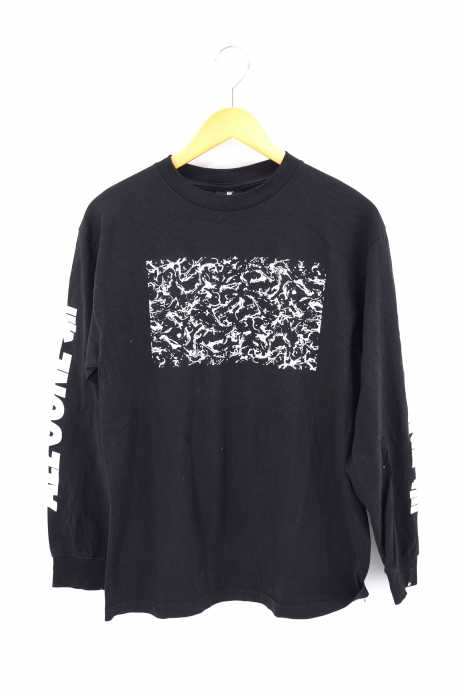 UNDEFEATED (アンディフィーテッド) 袖プリントクルーネック ロンT メンズ トップス
