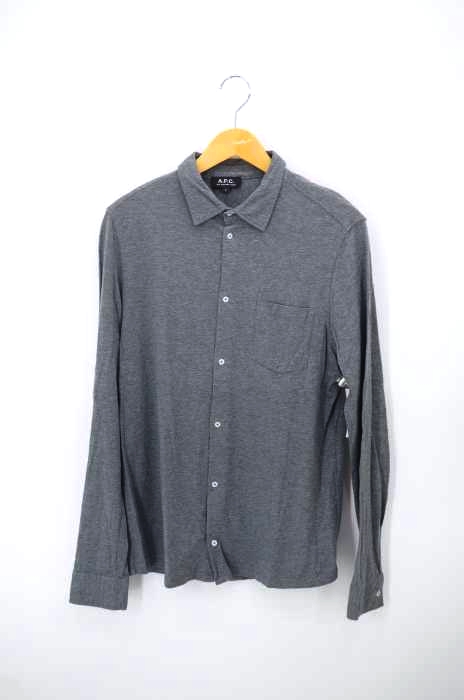 A.P.C.(アーペーセー) スウェット地BDシャツ メンズ トップス