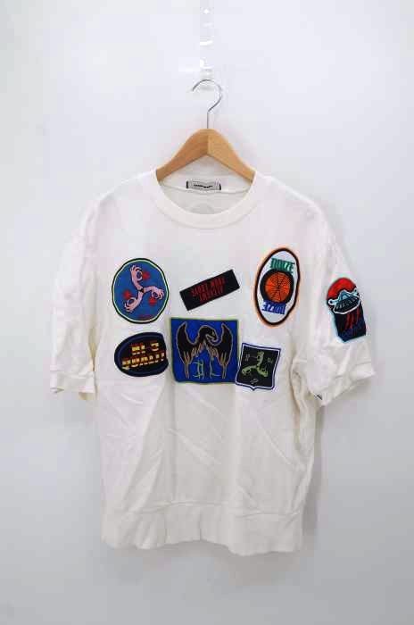 DIESEL（ディーゼル） ワッペン装飾S/Sスウェット S-MAGGY-SH-PATCH  