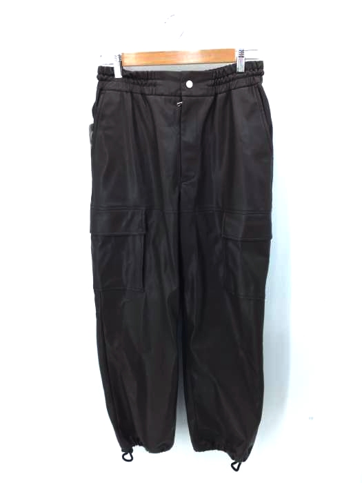 KIIT（キート） SYNTHETIC LEATHER CARGO PANTS メンズ パンツ