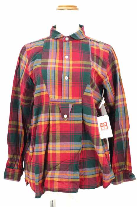 BEAMS BOY （ビームスボーイ） Standard of Daily wear ラウンドカラープルオーバーチャックシャツ レディース トップス