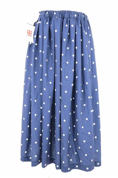 COMME des GARCONS COMME des GARCONS(コムデギャルソンコムデギャルソン) AD2018 シワ加工ドットフレアスカート レディース スカート