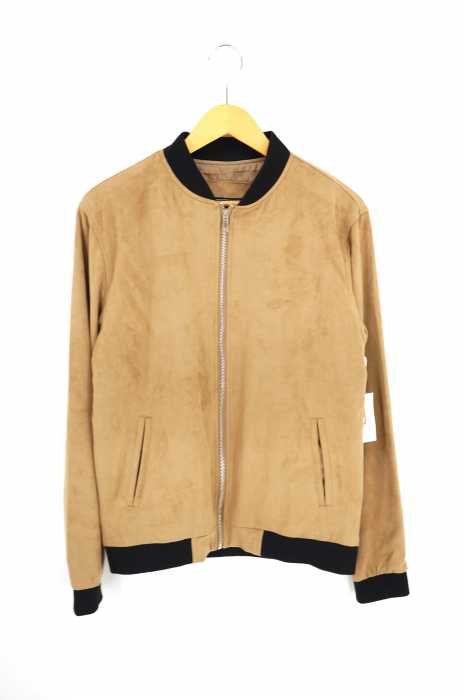 FOREVER 21（フォーエバー21） スウェードジップアップブルゾン メンズ アウター