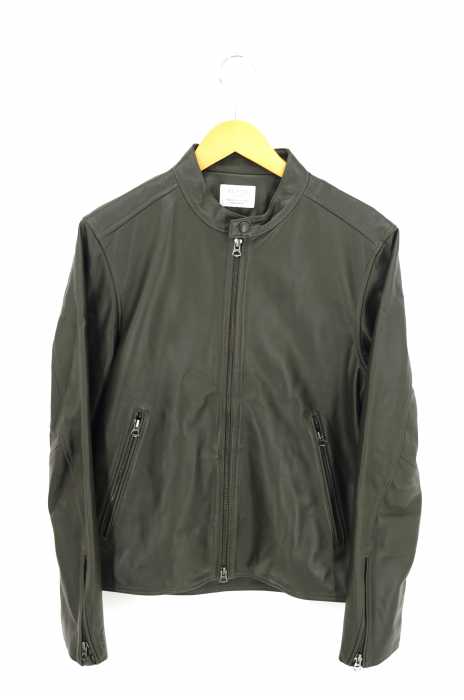 EDIFICE （エディフィス） Lambs Leather Riders TALONジップ メンズ アウター