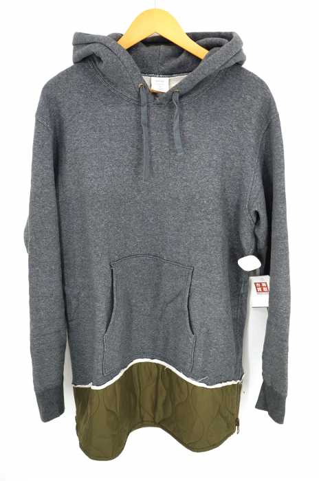 MR.GENTLEMAN （ミスタージェントルマン） QUILTED MIX PULLOVER SWEAT メンズ トップス