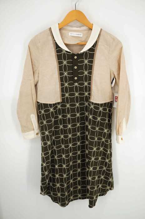 Tori To Beamsboy トリト ビームスボーイ ラウンドカラーシャツワンピース レディース ワンピース ブランド古着買取販売バズストア