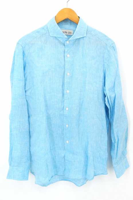 Makers Shirt 鎌倉（メーカーズシャツカマクラ） ホリゾンタルカラーリネンボタンシャツ メンズ トップス