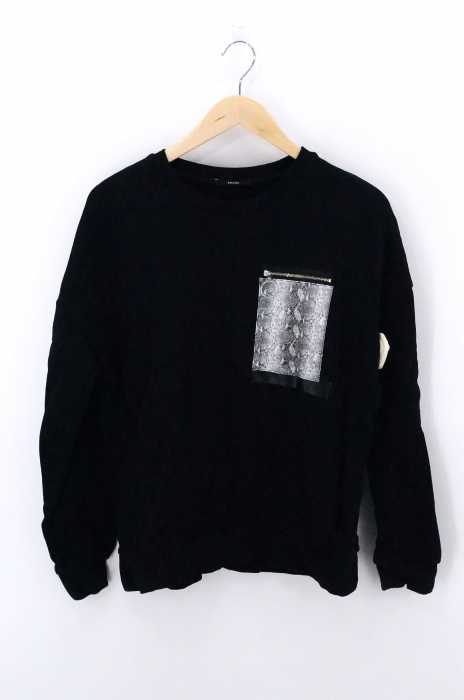 EMODA (エモダ) ZIP PYTHON BIG PO ジップパイソンスウェット レディース トップス