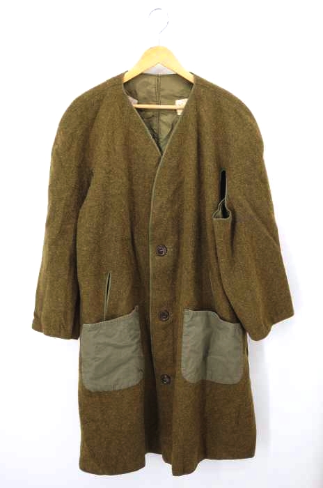 USED古着（ユーズドフルギ） 50s フィールド オーバーコート  ライナージャケット メンズ アウター