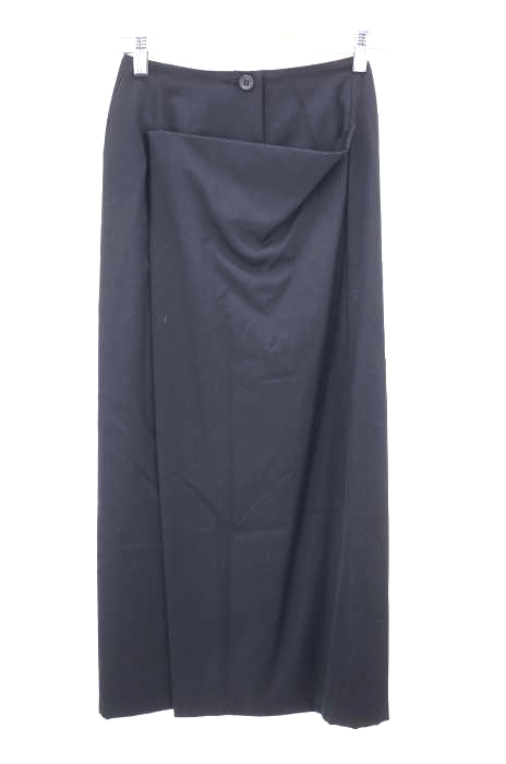 Yohji Yamamoto（ヨウジヤマモト） 98AW ウールギャバ 変形ラップ スカート レディース スカート