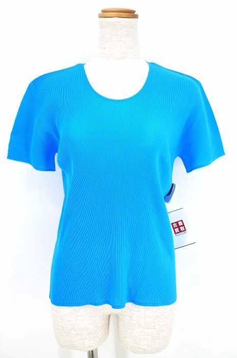PLEATS PLEASE ISSEY MIYAKE （プリーツプリーズイッセイミヤケ） UネックプリーツTシャツ レディース トップス