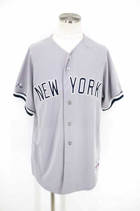MAJESTIC (マジェスティック) NEW YORK ベースボールシャツ メンズ トップス