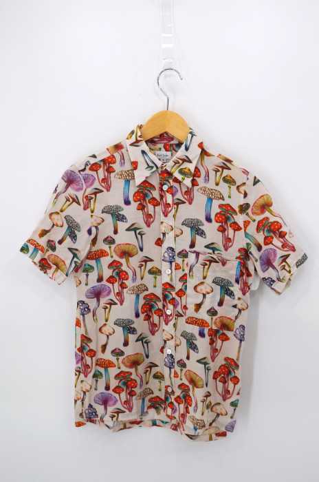 Paul Smith (ポールスミス) 総柄半袖ボタンシャツ メンズ トップス