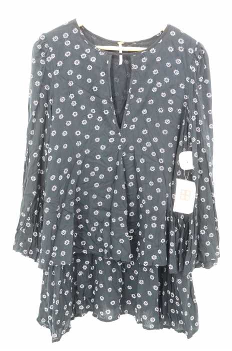 FREE PEOPLE(フリーピープル) 総柄ブラウス レディース トップス