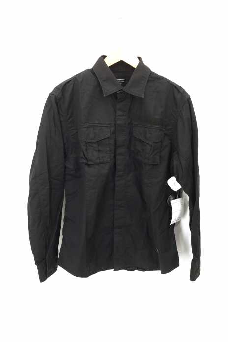 BURBERRY BLACK LABEL （バーバリーブラックレーベル） コットン ミリタリーシャツ メンズ トップス