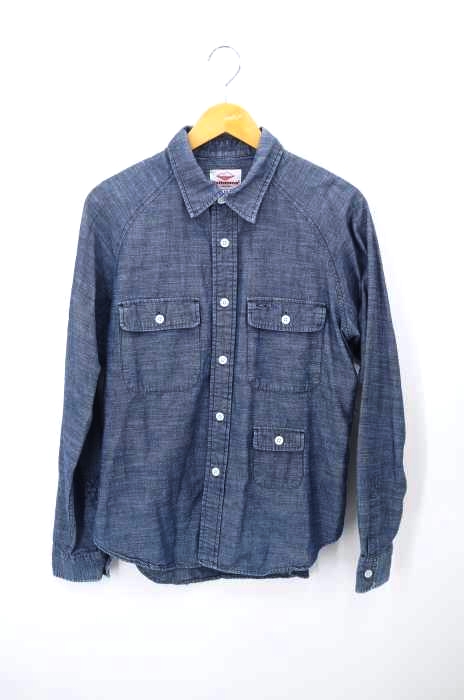 Battenwear（バテンウエア） シャンブレーワークシャツ メンズ トップス