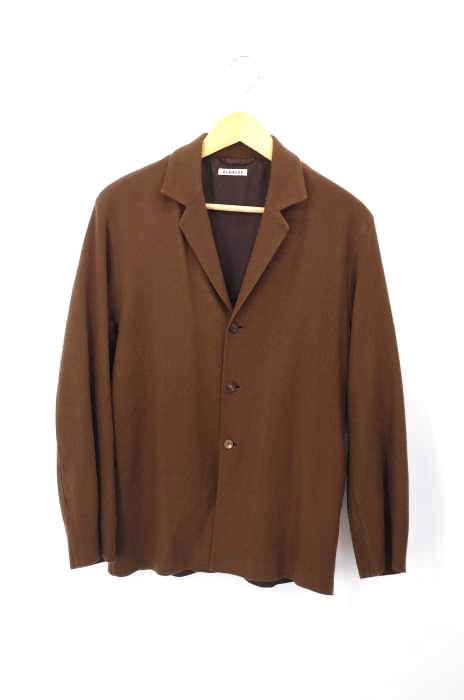 AURALEE(オーラリー) セルビッジウール ビエラ イージージャケット SELVEDGE WOOL VIYELLA JACKET メンズ トップス