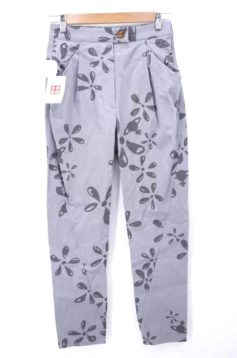 Vivienne Westwood RED LABEL(ヴィヴィアンウエストウッドレッドレーベル) オーブプリント総柄1タックパンツ レディース パンツ