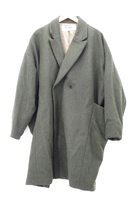 BASISBROEK(バージズブルック) EGG Wool Double Coat オーバーサイズダブルチェスターコート メンズ アウター