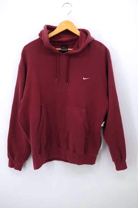 NIKE（ナイキ） 90S 黒タグ スウッシュ刺繍 プルオーバーパーカ メンズ トップス