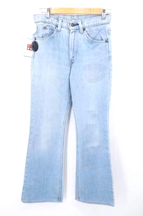 Levis（リーバイス） USA製 70s オレンジタブ ボタン裏8刻印 42タロン フレアデニム メンズ パンツ