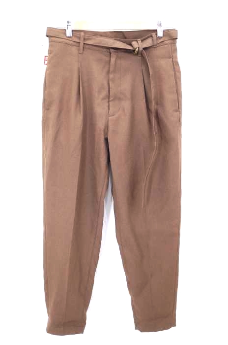 MR.OLIVE（ミスターオリーブ） BELTED WIDE TAPERED PANTS メンズ パンツ
