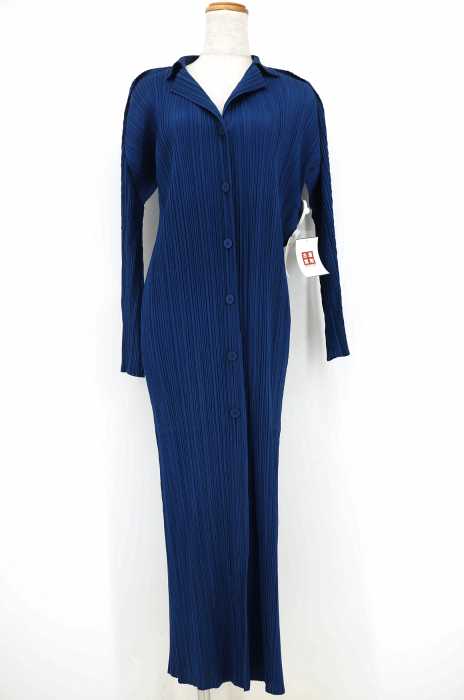 PLEATS PLEASE ISSEY MIYAKE （プリーツプリーズイッセイミヤケ） プリーツシャツワンピース レディース ワンピース
