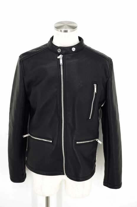 ZARA MAN （ザラマン） 内ボアシングルレザージャケット メンズ アウター